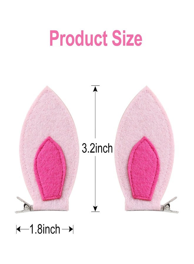 Fancheer Pink Pig Ears Hair Clips Women Pig Costume Accessories Animal Cosplay - Image 2