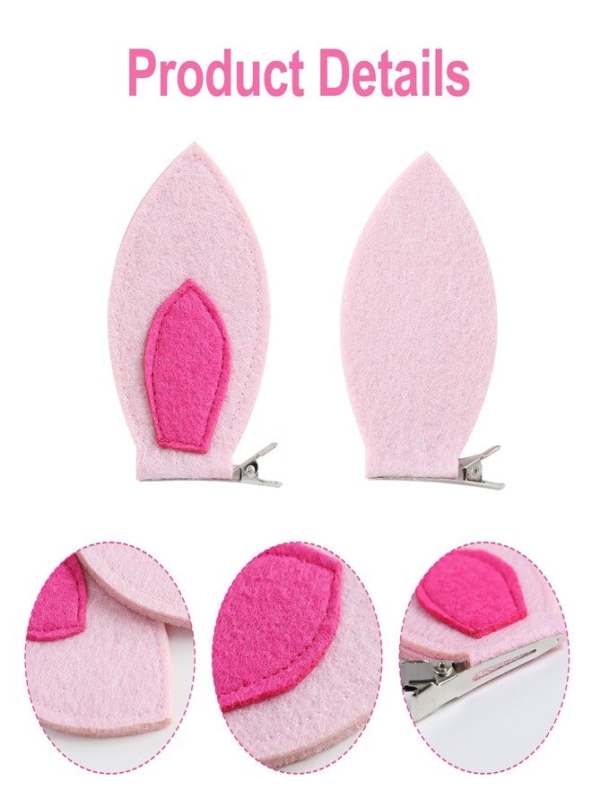 Fancheer Pink Pig Ears Hair Clips Women Pig Costume Accessories Animal Cosplay - Image 4
