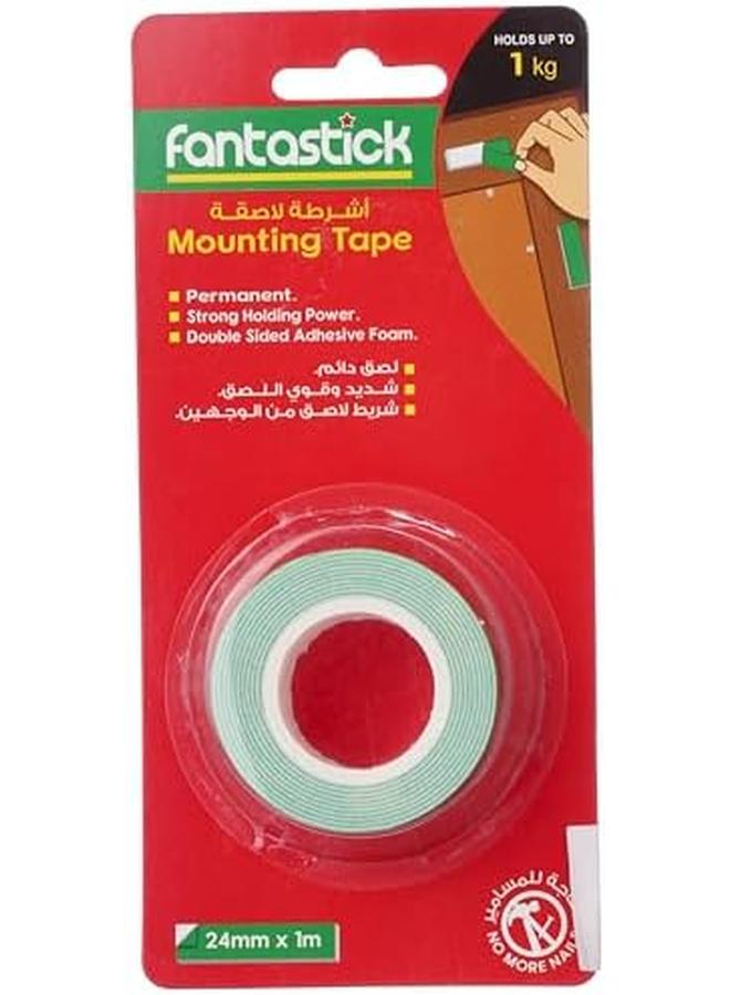 Fantastick Fk M241 Mounting Tape 24Mm X 1M Clear Packaging May Vary - Image 2