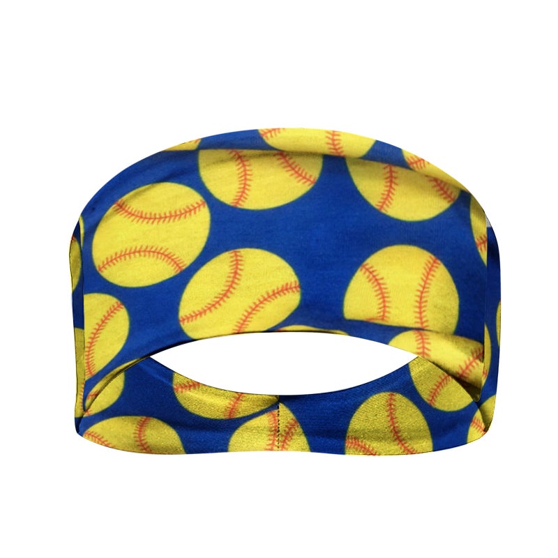 Women Fashion Ball Print Elastic Headband,1PC Wrap Hair Bandana Headband - Image 4