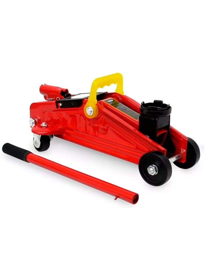 Hydraulic Trolley Jack - 2 Ton Strong Capacity with 4 Wheels - Durable & Practical Tool for Automotive Daily Use - Image 1