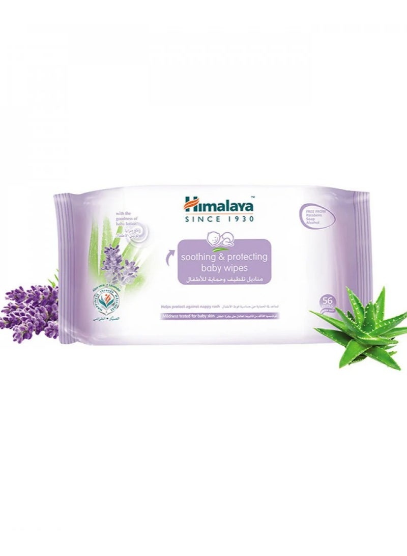 Himalaya Pack Of 4 Soothing And Protecting Baby Wipes, (224 Count) - Image 3
