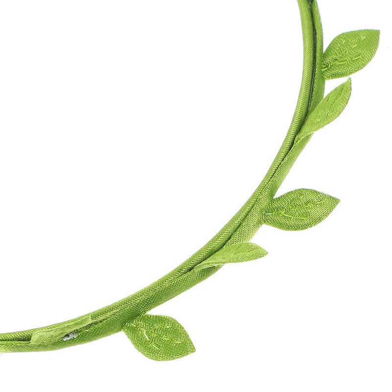 3pcs Green Leaf Headband Party Headwear Hair Headband for Weddings Festivals and Birthdays Photo Prop for Women Girls - Image 3