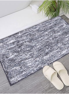 Status Contract Microfiber Floor Door Mat in Home Kitchen Office Entrance Mats (Grey),38 X 58 Cm  - Image 1