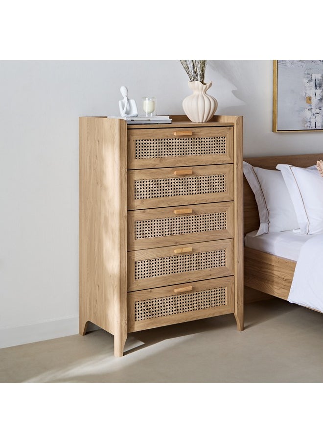 Home Box Java Chest of 5 Drawers 45 x 118.7 x 80 cm  - Image 1
