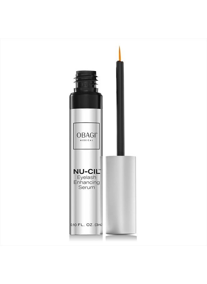 Obagi Medical - Obagi Nu-Cil™ Eyelash Enhancing Serum - Ultimate Eyelash Growth Serum with Hyaluronic Acid - Quick Absorbing, Non-Greasy & Natural Serum for all Skin Types – Ophthalmologist Tested Eyelash Serum - 3ml - Image 1
