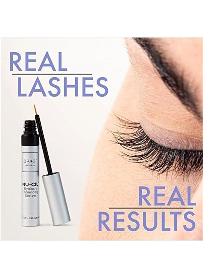 Obagi Medical - Obagi Nu-Cil™ Eyelash Enhancing Serum - Ultimate Eyelash Growth Serum with Hyaluronic Acid - Quick Absorbing, Non-Greasy & Natural Serum for all Skin Types – Ophthalmologist Tested Eyelash Serum - 3ml - Image 1