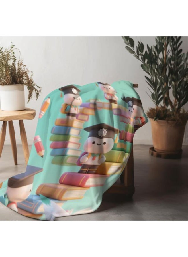 general Wisdom Fairy (latest) flannel thin blanket (warm and comfortable, suitable for sleep, game use, dust and sandproof) 150cm*200cm - 91 - Image 3