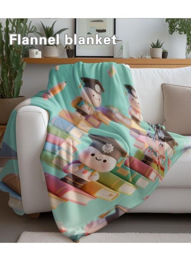 general Wisdom Fairy (latest) flannel thin blanket (warm and comfortable, suitable for sleep, game use, dust and sandproof) 150cm*200cm - 91 - Image 4