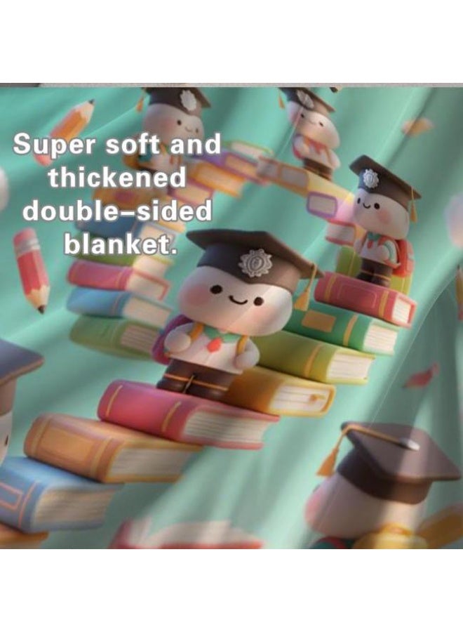 general Wisdom Fairy (latest) flannel thin blanket (warm and comfortable, suitable for sleep, game use, dust and sandproof) 150cm*200cm - 91 - Image 5