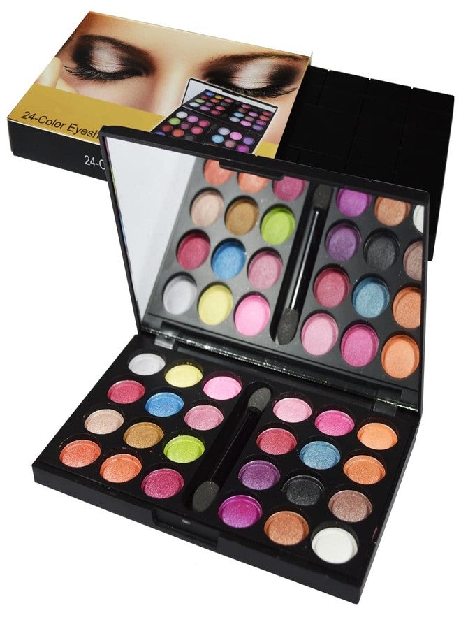 Adbeni 24 Color Glitter Eyeshadow Palette | Long Wearing And Easily Blendable Eye Makeup Palette Matte| All beauty, All the time for everyone | Multicolor-02A 15gm - Image 2