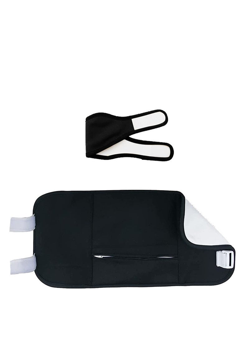 Reusable and Leak-proof Castor Oil Pack, Soft and Flexible, Essential Oil Assisted Waist Belt for Oil Therapy - Image 3