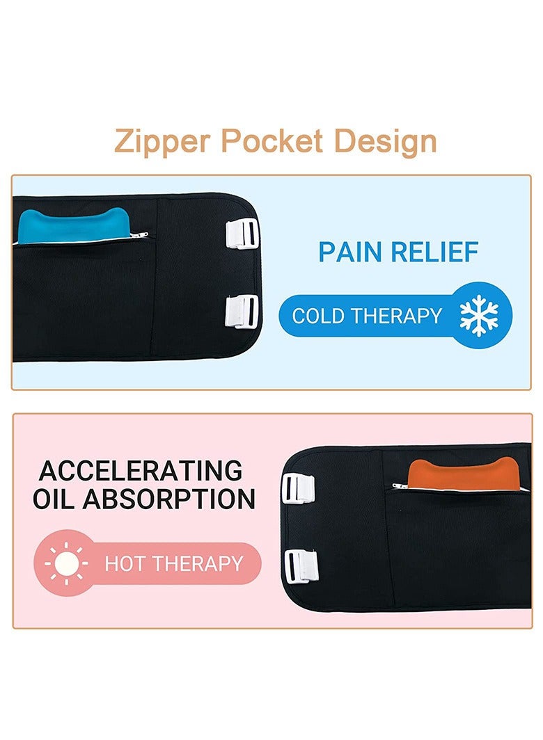 Reusable and Leak-proof Castor Oil Pack, Soft and Flexible, Essential Oil Assisted Waist Belt for Oil Therapy - Image 4