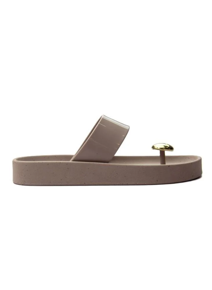 Voices Smooth Ball Women'S Anti Slip Sole  Single Strap Sandals - Beige