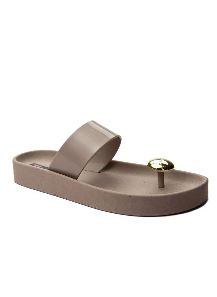 Voices Smooth Ball Women'S Anti Slip Sole  Single Strap Sandals - Beige