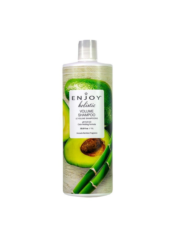 ENJOY Njoy Holistic Volume Shampoo Ph 5.06.0 For All Hair Types Shampoo For Color Treated Hair Shampoo For Men And Women Curly Hair Shampoo 33 Oz.  - Image 2