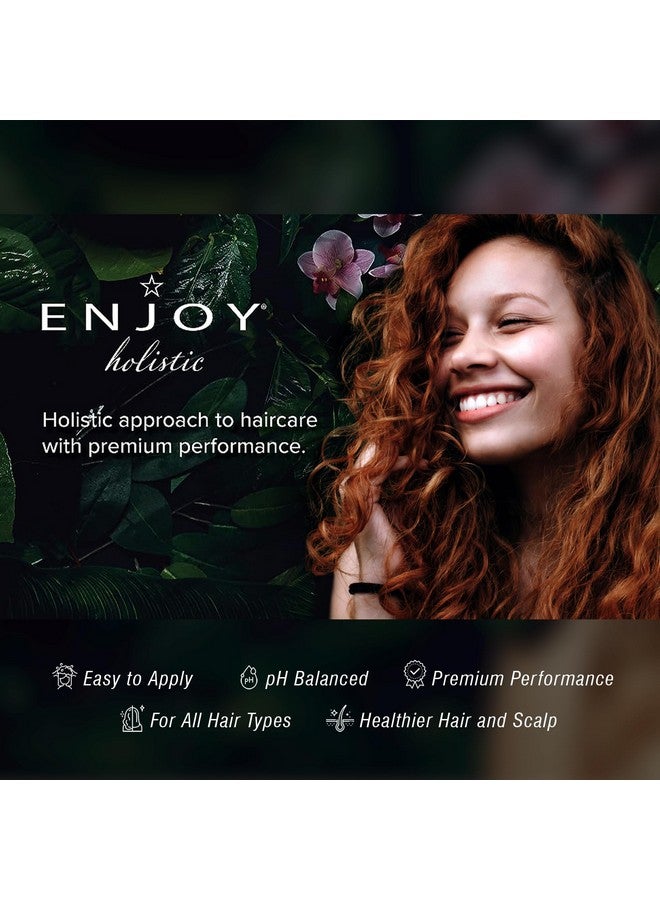 ENJOY Njoy Holistic Volume Shampoo Ph 5.06.0 For All Hair Types Shampoo For Color Treated Hair Shampoo For Men And Women Curly Hair Shampoo 33 Oz.  - Image 5