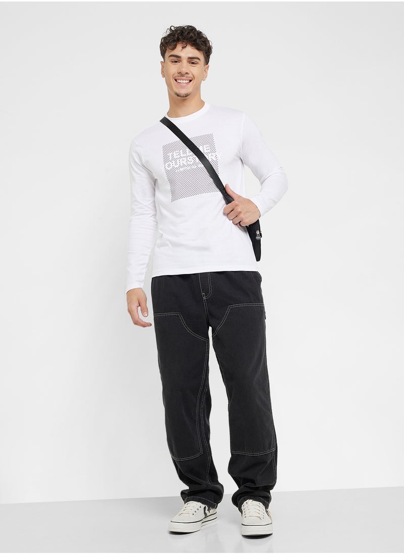 Seventy Five Basics Graphic Long Sleeve T-Shirt  - Image 4