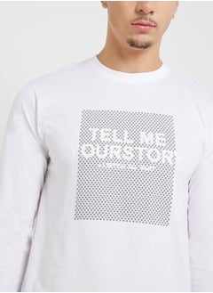 Seventy Five Basics Graphic Long Sleeve T-Shirt  - Image 3