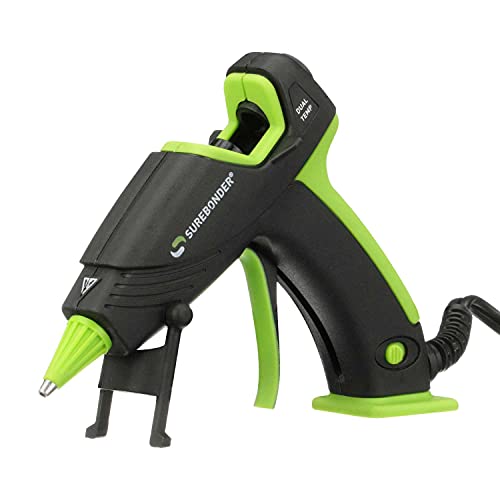 Surebonder Mini Hot Glue Gun with Dual Temperature & Auto Shut Off, 20 Watts for Fast Heating & Consistent Glue Flow, Adjust Temp for Multiple Projects (Ultra Series DT-320F) - Image 1