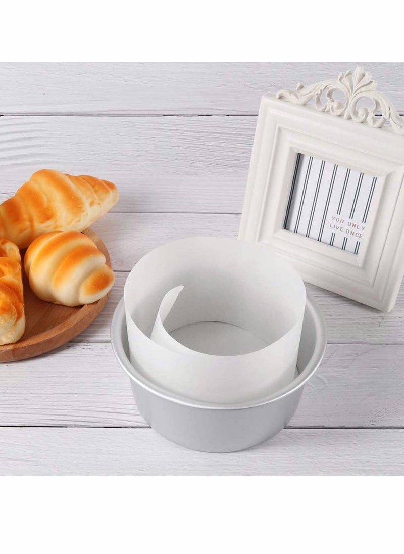 Baking Paper, Nonstick Cake Pan Side Liner Parchment Paper Roll 4in x 164 ft, for and Spring form