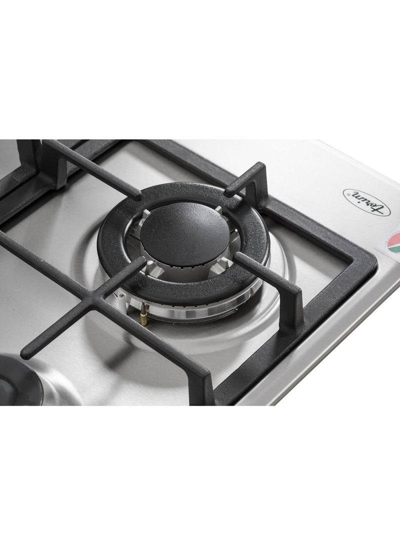 Terim TERBIGH604SS 60 cm Built in Gas Hob, Flame Failure Device, Cast Iron Pan Supports, Gas Conversions Kit, Made in Turkey, 1 Year Warranty TERBIGH604SS silver - Image 5