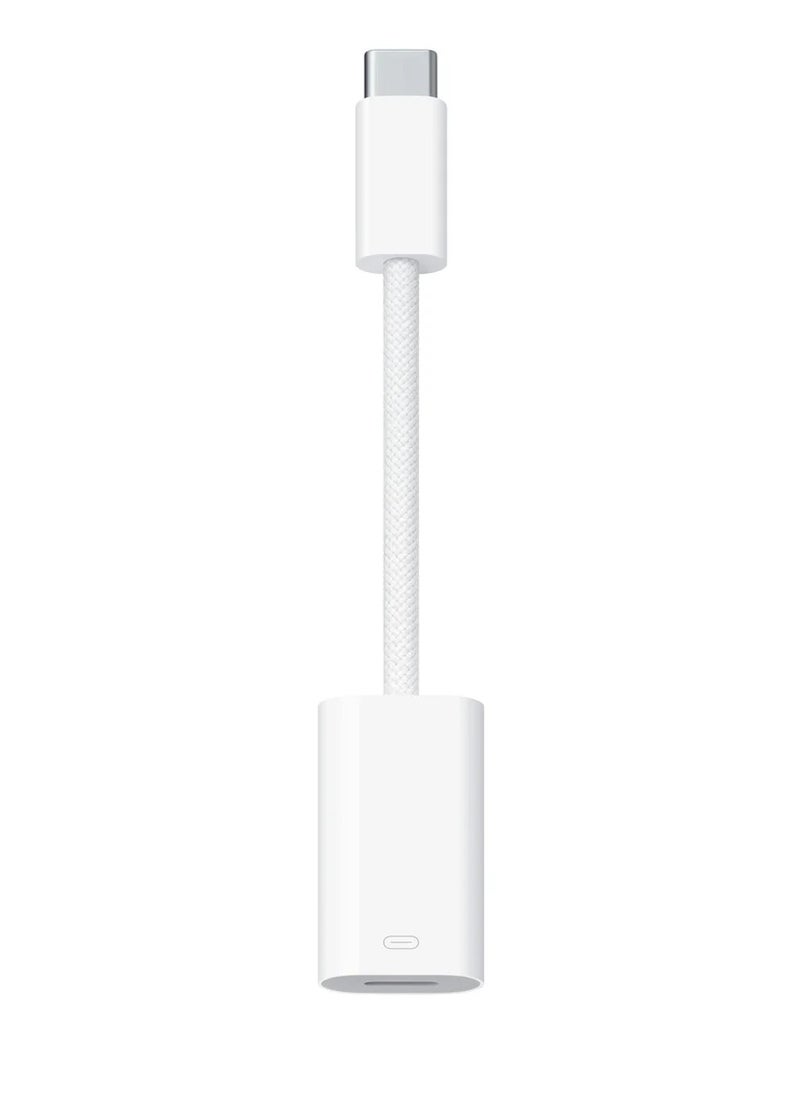 USB-C to Lightning Adapter White