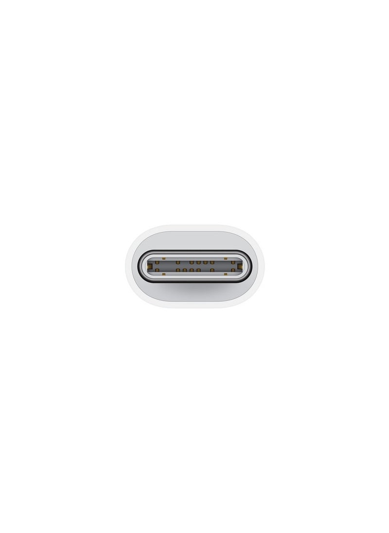 USB-C to Lightning Adapter White