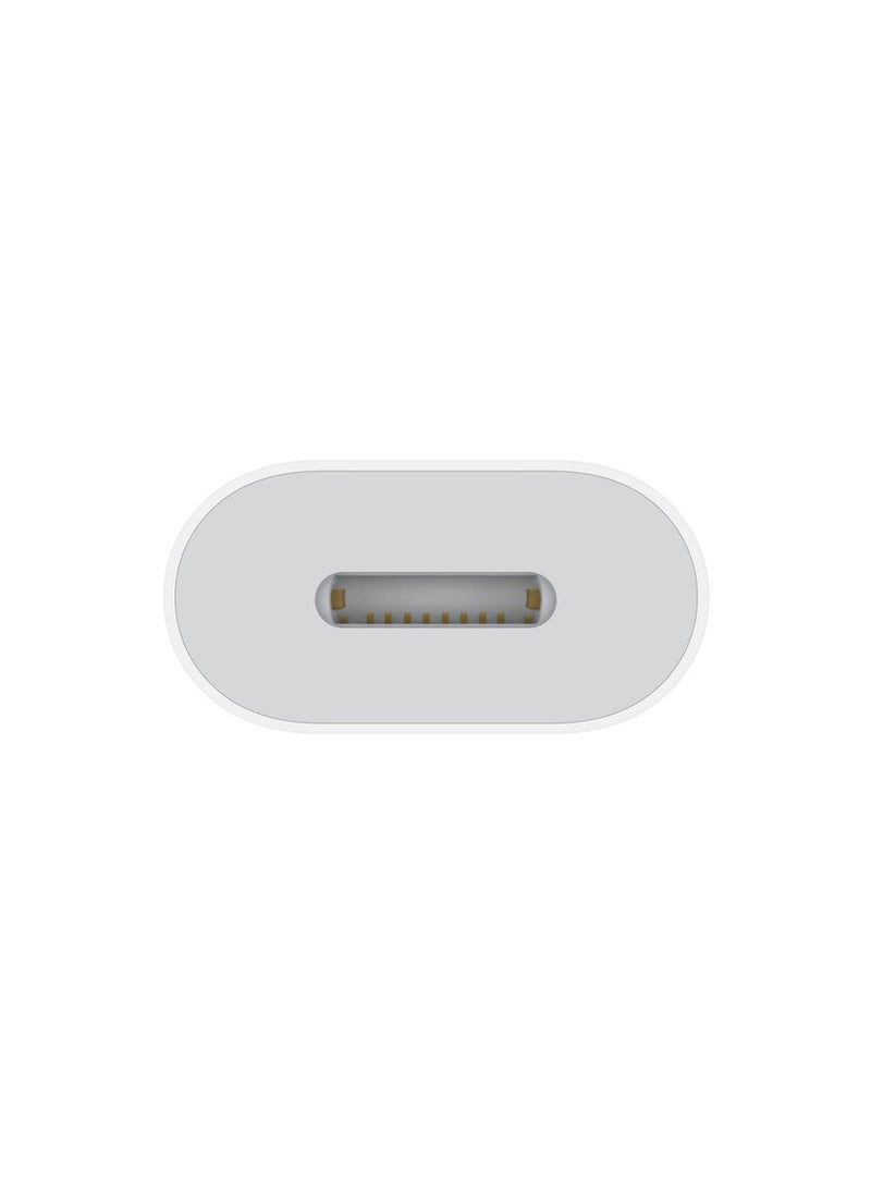 USB-C to Lightning Adapter White