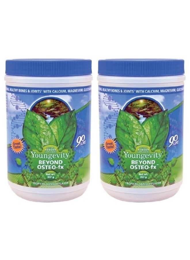 youngevity - Beyond Osteo FX - Tropical Vanilla | Healthy Bone & Joint Support | Multi-Vitamin Powder | 30 Servings (2 Canisters) - Image 1