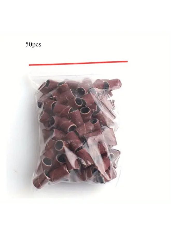 50 قطعة من أعواد سنفرة الأظافر خشونة متوسطة لتصميم الأظافر وإزالة الجلد الميت والعناية بالأظافر والقدمين - Image 1