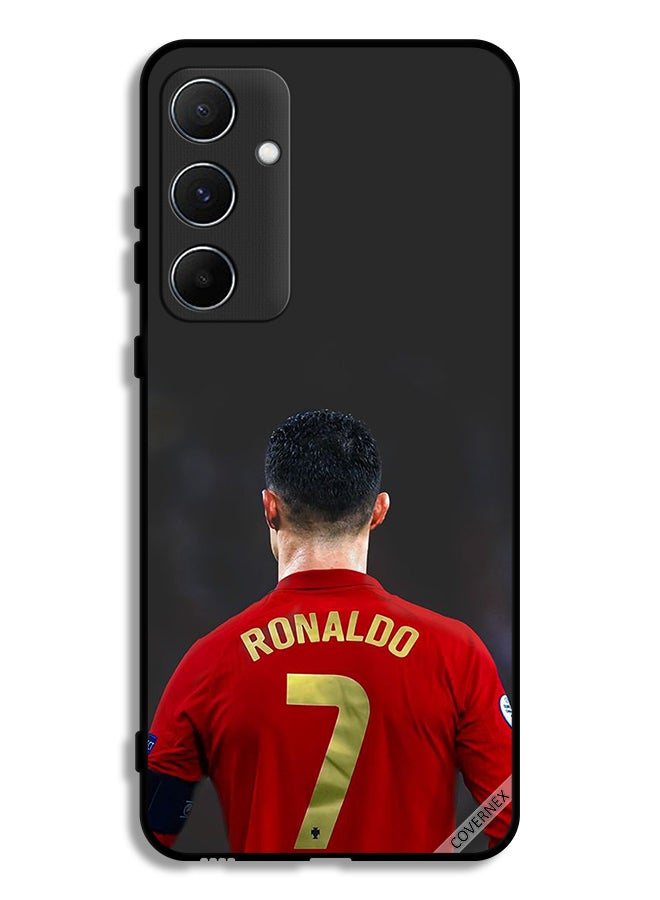Covernex Samsung Galaxy A55 5G Protective Case Cover Ronaldo The Goat Of Football - Image 1