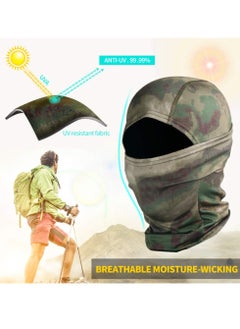 Daytoyz Mask for Adults, Full Face Mask, Camouflage Winter Thermal Cold Weather Outdoors Cover for Men and Women, UV Protection Windproof Hat for Motorcycle Snowboard Cycling Hunting  - Image 2