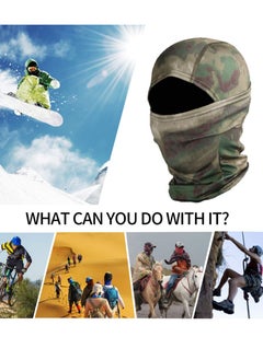 Daytoyz Mask for Adults, Full Face Mask, Camouflage Winter Thermal Cold Weather Outdoors Cover for Men and Women, UV Protection Windproof Hat for Motorcycle Snowboard Cycling Hunting  - Image 3
