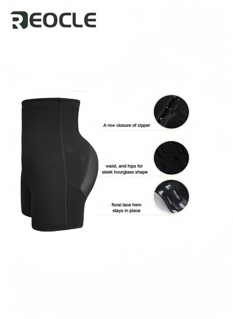 REOCLE - Women's Body Shaper Shapewear Breasted Corset Workout Leggings High Waist Shapewear Faja Shorts Thigh Slimmer Corset Waist Trainer Pants - Image 1