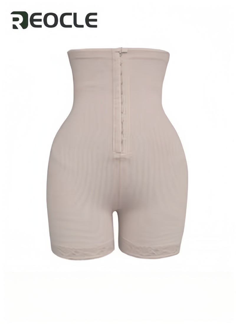 REOCLE - Women's Body Shaper Shapewear Breasted Corset Workout Leggings High Waist Shapewear Faja Shorts Thigh Slimmer Corset Waist Trainer Pants - Image 1