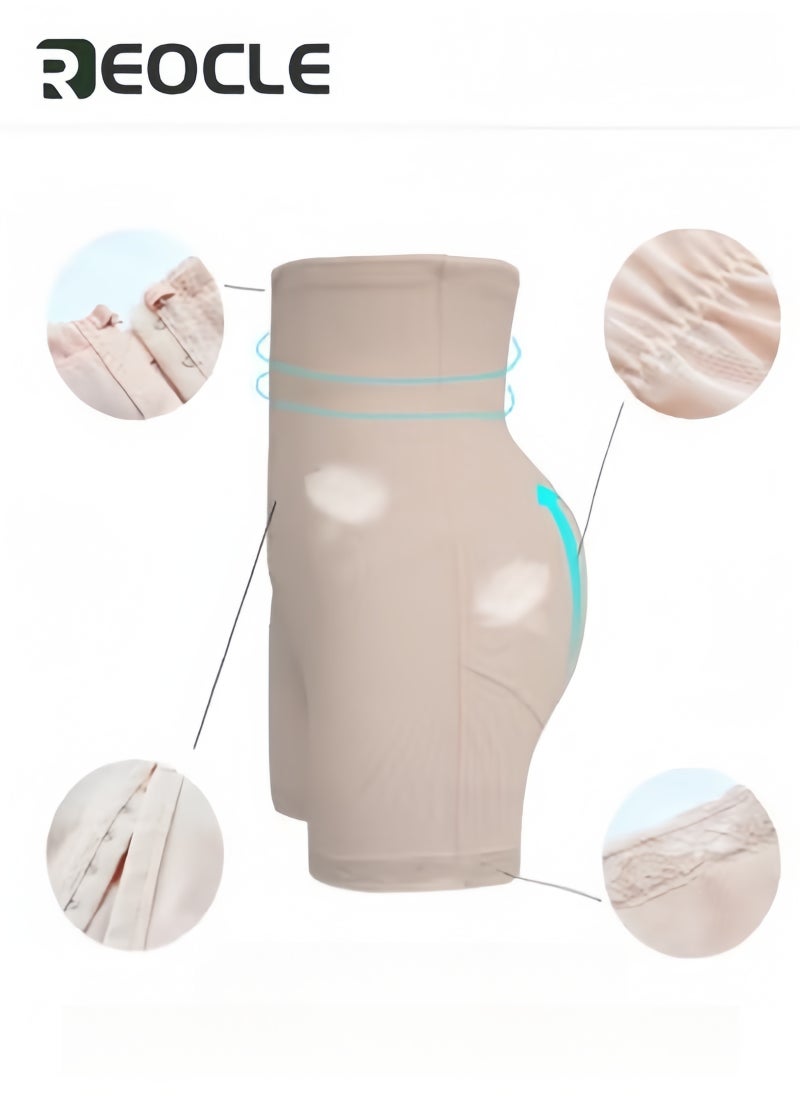 REOCLE - Women's Body Shaper Shapewear Breasted Corset Workout Leggings High Waist Shapewear Faja Shorts Thigh Slimmer Corset Waist Trainer Pants - Image 1