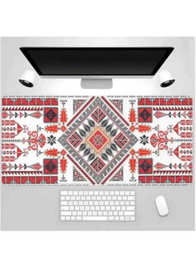 Gaming Mouse Pad with Stitched Edges | Non-Slip Rubber Base Gaming Mouse pad | Extended XL Mousepad with Anti-Slip Base | Cool Desk Pad for Keyboard and Mouse - Image 4