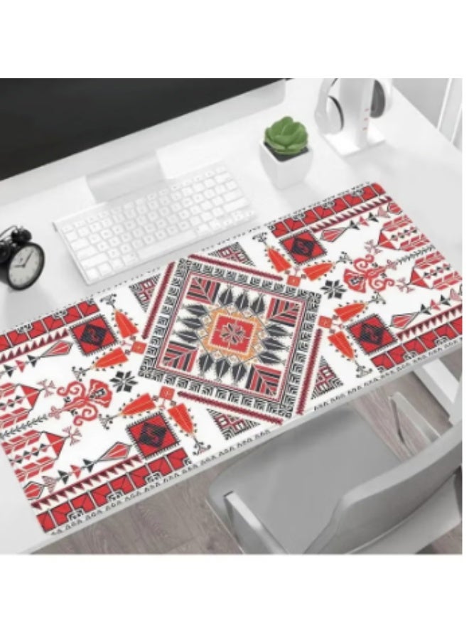 Gaming Mouse Pad with Stitched Edges | Non-Slip Rubber Base Gaming Mouse pad | Extended XL Mousepad with Anti-Slip Base | Cool Desk Pad for Keyboard and Mouse - Image 3