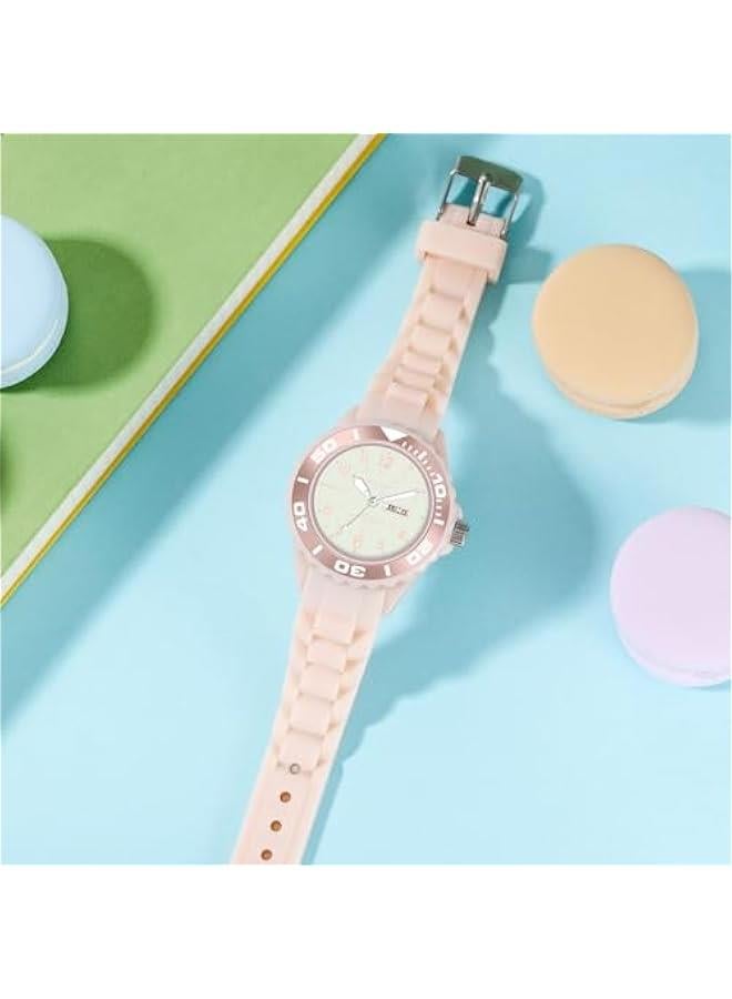 Watches for Women Reloj para Mujer, Waterproof Easy to Read Watch with Second Hand Military Time Ladies Simple Nurse Nursing Date Analog Quartz for Swimming White - Image 3