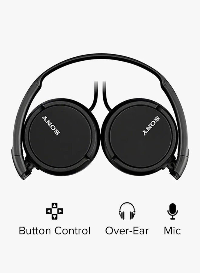 سوني سماعات رأس ديناميكية قابلة للطي طراز MDR-ZX110 أسود - Image 2