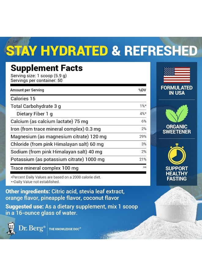 Dr. Berg Nutritionals Dr. Berg Zero Sugar Hydration Keto Electrolyte Powder - Image 3