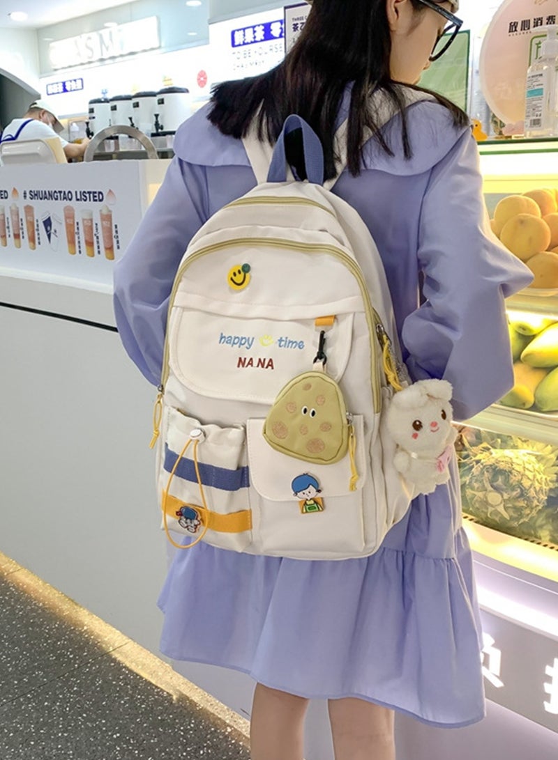 شاربدو حقيبة ظهر أنيقة للمراهقين للمدرسة والسفر - حقيبة ظهر كبيرة للكمبيوتر المحمول مقاس 15.6 بوصة للأولاد والبنات، حقيبة كتب مدرسية مقاومة للماء مع أحزمة كتف مبطنة وجيب جانبي - Image 4