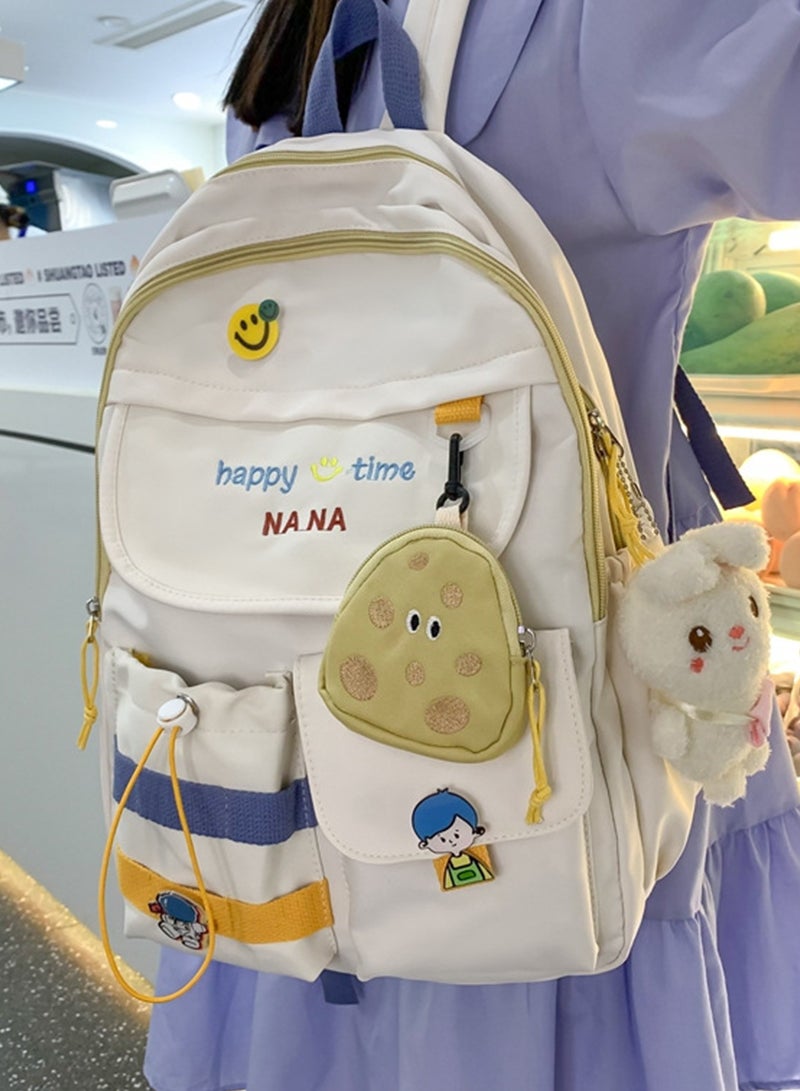 شاربدو حقيبة ظهر أنيقة للمراهقين للمدرسة والسفر - حقيبة ظهر كبيرة للكمبيوتر المحمول مقاس 15.6 بوصة للأولاد والبنات، حقيبة كتب مدرسية مقاومة للماء مع أحزمة كتف مبطنة وجيب جانبي - Image 3