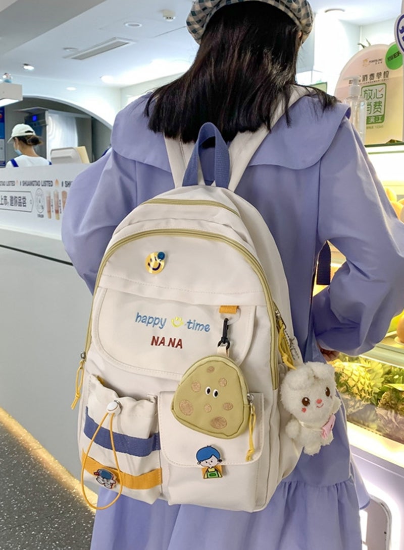 شاربدو حقيبة ظهر أنيقة للمراهقين للمدرسة والسفر - حقيبة ظهر كبيرة للكمبيوتر المحمول مقاس 15.6 بوصة للأولاد والبنات، حقيبة كتب مدرسية مقاومة للماء مع أحزمة كتف مبطنة وجيب جانبي - Image 2