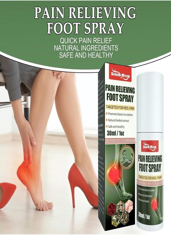 SOUTH MOON 1-Pcs Foot Pain Spray, Fast Acting Spray for Foot Heel Pain, Effective Relief for Tired Aching Feet  - Image 2