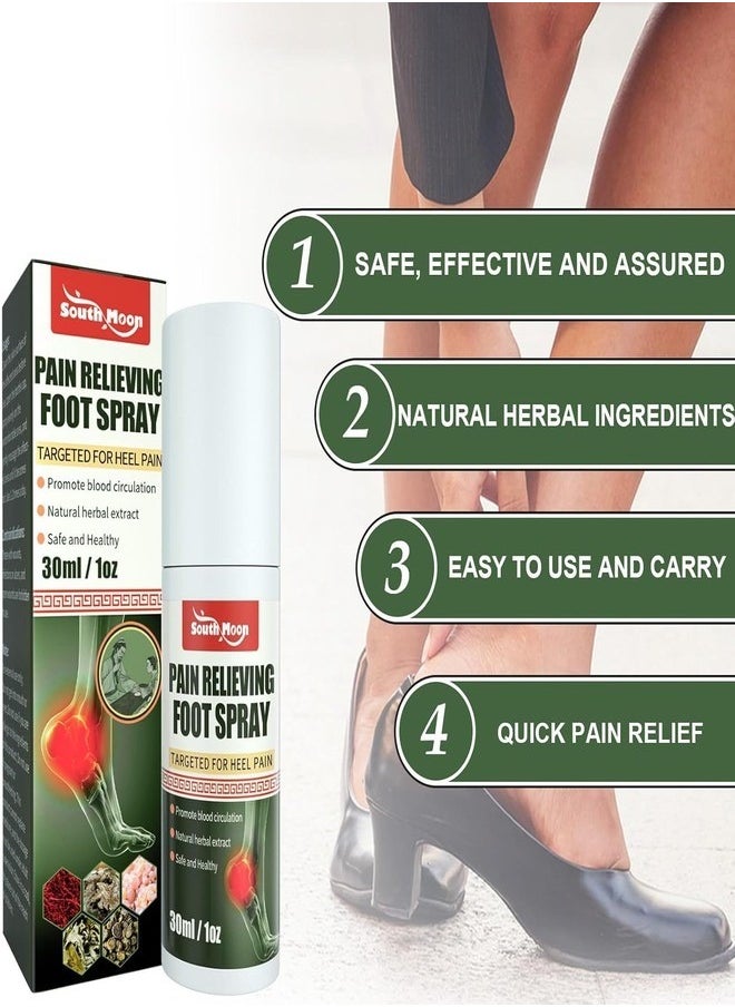 SOUTH MOON 1-Pcs Foot Pain Spray, Fast Acting Spray for Foot Heel Pain, Effective Relief for Tired Aching Feet  - Image 5