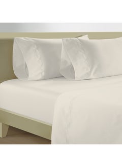 Boutique Blanche Boutique Blanche 300TC cotton fitted sheet   160*200cm, off white 