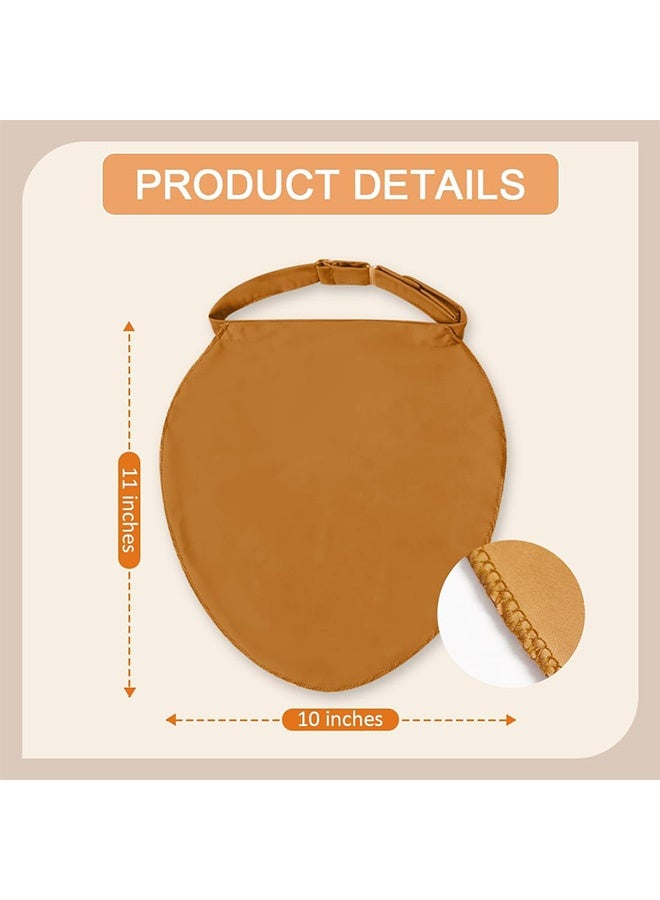 EHUSPU Tracheostomy Neck Stoma Cover,Breathable Laryngectomy Cover for Tracheostomy Care,Tracheostomy Supplies-Adjustable Neck Trachea Protector (Claybank Brown, 1pc)  - Image 2