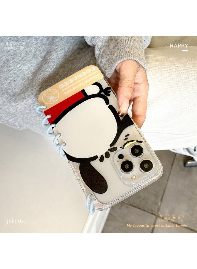 NIBEMINENT Cartoon Protective TPU Case Cover For iPhone 15 Pro, Pacha Dog - Image 1